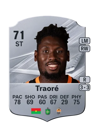 Traoré - 71 - Rare EA FC 27 card