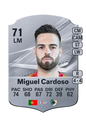 Miguel Cardoso - 71 - Rare EA FC 27 card