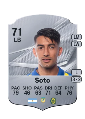 Soto - 71 - Rare EA FC 27 card