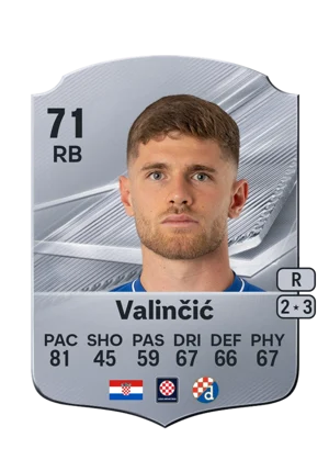 Valinčić - 71 - Rare EA FC 27 card