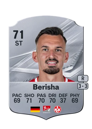 Berisha - 71 - Rare EA FC 27 card