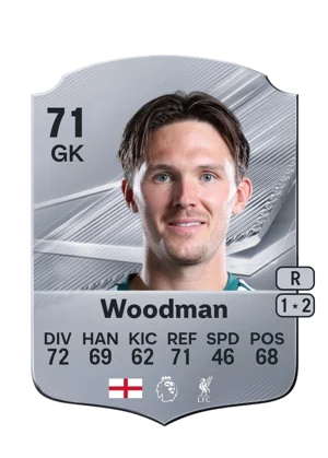 Woodman - 71 - Rare EA FC 27 card
