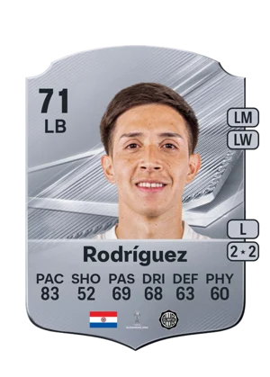 Rodríguez - 71 - Rare EA FC 27 card