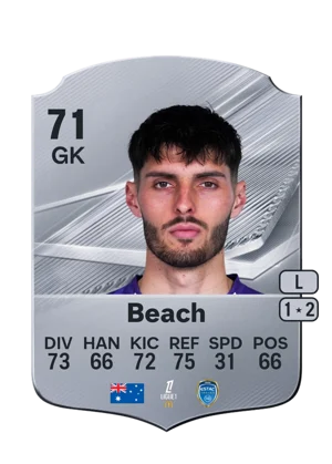 Beach - 71 - Rare EA FC 27 card