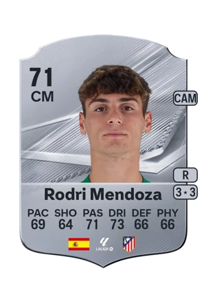 Rodri Mendoza - 71 - Rare EA FC 27 card