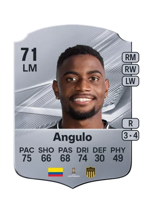 Angulo - 71 - Rare EA FC 27 card