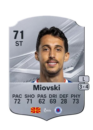 Miovski - 71 - Rare EA FC 27 card