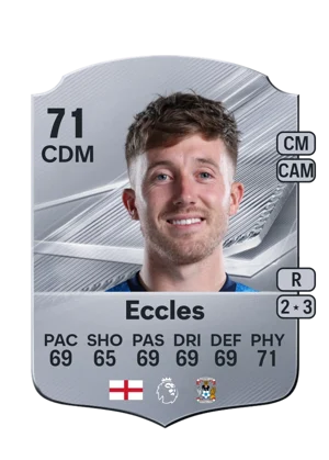 Eccles - 71 - Rare EA FC 27 card