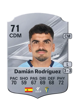 Damián Rodríguez - 71 - Rare EA FC 27 card