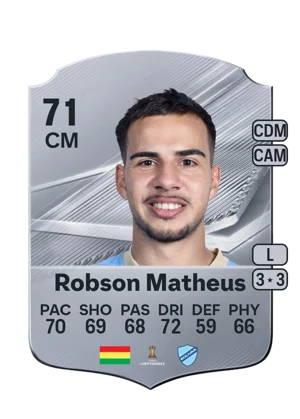 Robson Matheus - 71 - Rare EA FC 27 card