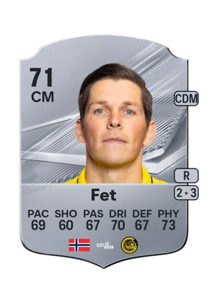 Fet - 71 - Rare EA FC 27 card