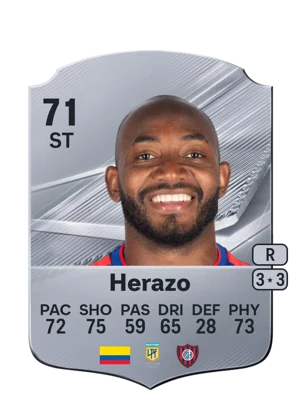 Herazo - 71 - Rare EA FC 27 card