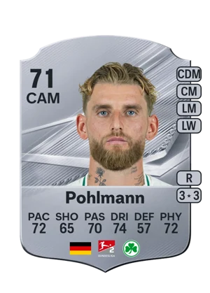 Pohlmann - 71 - Rare EA FC 27 card