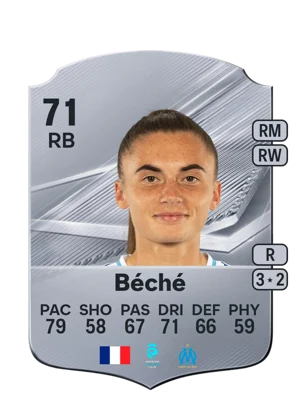 Béché - 71 - Rare EA FC 27 card