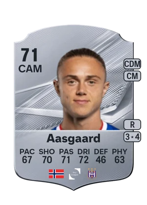 Aasgaard - 71 - Rare EA FC 27 card