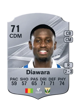 Diawara - 71 - Rare EA FC 27 card