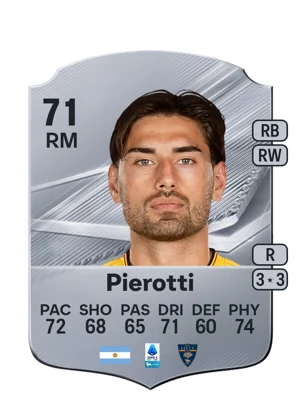 Pierotti - 71 - Rare EA FC 27 card