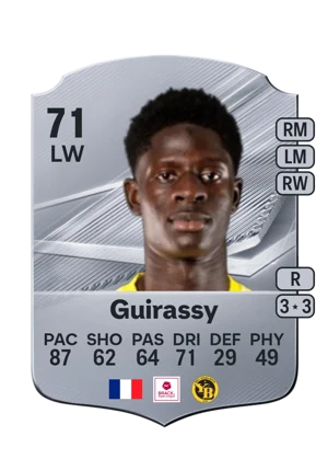 Guirassy - 71 - Rare EA FC 27 card