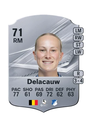 Delacauw - 71 - Rare EA FC 27 card