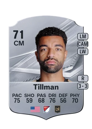 Tillman - 71 - Rare EA FC 27 card