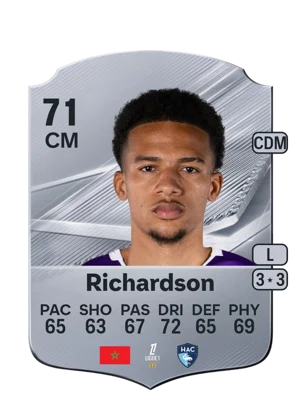 Richardson - 71 - Rare EA FC 27 card