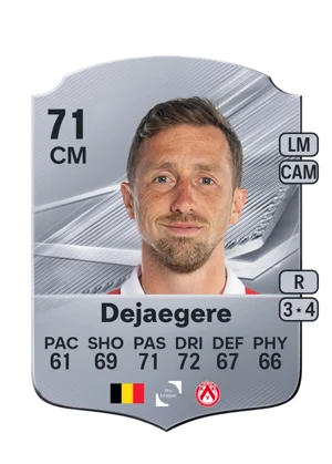 Dejaegere - 71 - Rare EA FC 27 card