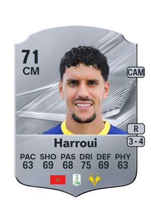 Harroui - 71 - Rare EA FC 27 card