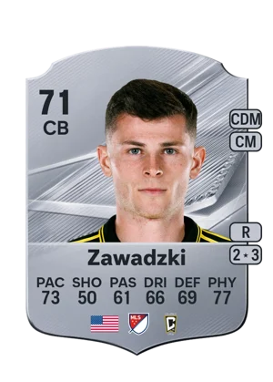 Zawadzki - 71 - Rare EA FC 27 card