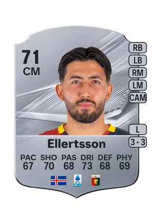 Ellertsson - 71 - Rare EA FC 27 card
