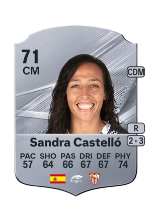 Sandra Castelló - 71 - Rare EA FC 27 card
