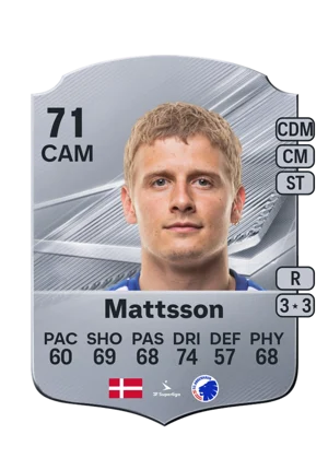 Mattsson - 71 - Rare EA FC 27 card
