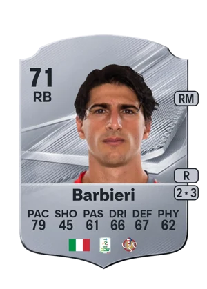 Barbieri - 71 - Rare EA FC 27 card