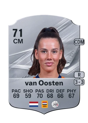 van Oosten - 71 - Rare EA FC 27 card