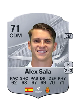 Álex Sala - 71 - Rare EA FC 27 card
