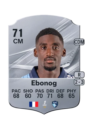 Ebonog - 71 - Rare EA FC 27 card