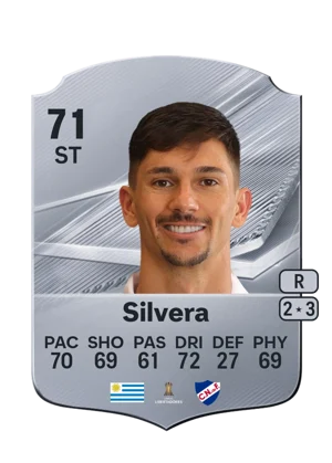 Silvera - 71 - Rare EA FC 27 card