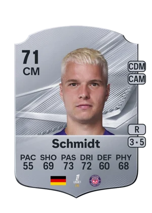 Schmidt - 71 - Rare EA FC 27 card
