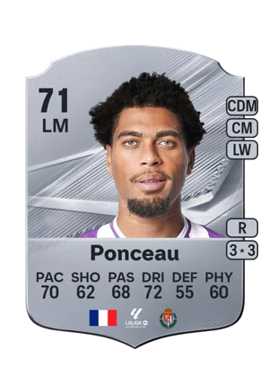 Ponceau - 71 - Rare EA FC 27 card
