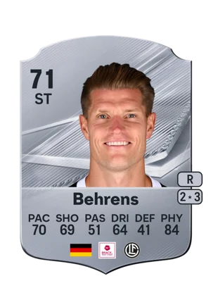 Behrens - 71 - Rare EA FC 27 card