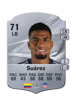 Suárez - 71 - Rare EA FC 27 card