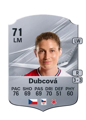 Dubcová - 71 - Rare EA FC 27 card