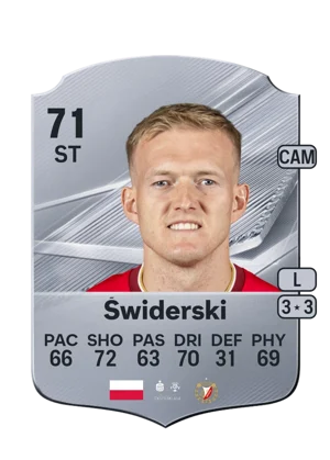 Świderski - 71 - Rare EA FC 27 card