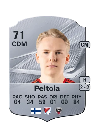 Peltola - 71 - Rare EA FC 27 card