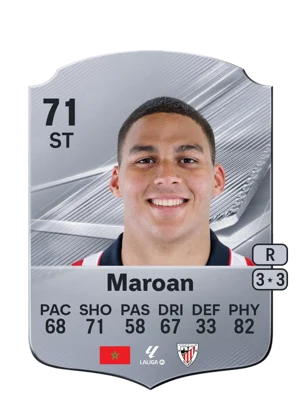 Maroan - 71 - Rare EA FC 27 card