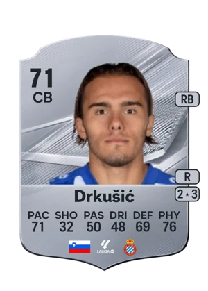 Drkušić - 71 - Rare EA FC 27 card