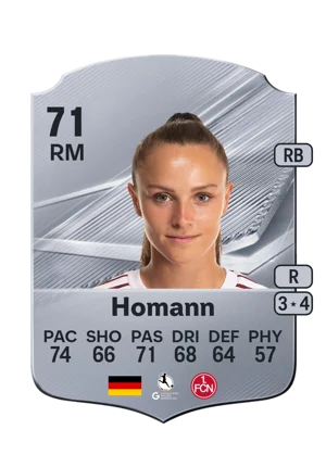 Homann - 71 - Rare EA FC 27 card