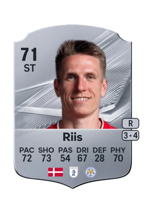 Riis - 71 - Rare EA FC 27 card