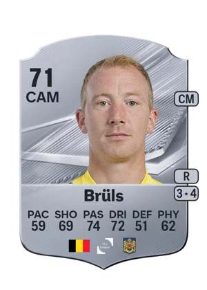 Brüls - 71 - Rare EA FC 27 card