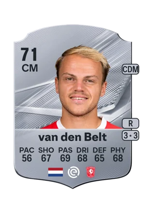 van den Belt - 71 - Rare EA FC 27 card