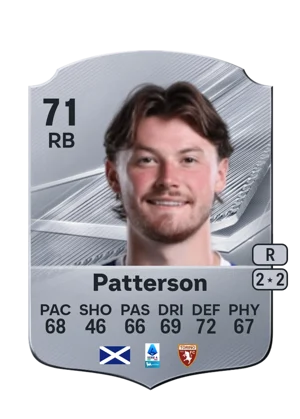 Patterson - 71 - Rare EA FC 27 card